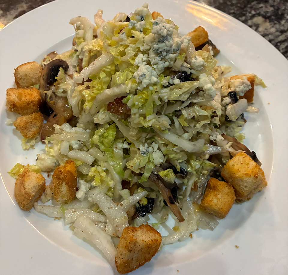 Warm Napa Cabbage Salad